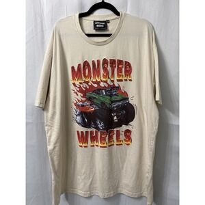 Super Massive T Shirt Size 2XL Monster Wheels Graphic‎ Print Short Sleeve